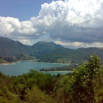 lago del turano, panoramica